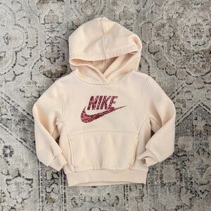 Nike Girls 2T Cream Hoodie